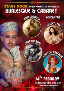 The Stage Door Revue Burlesque & Cabaret - February 2026
